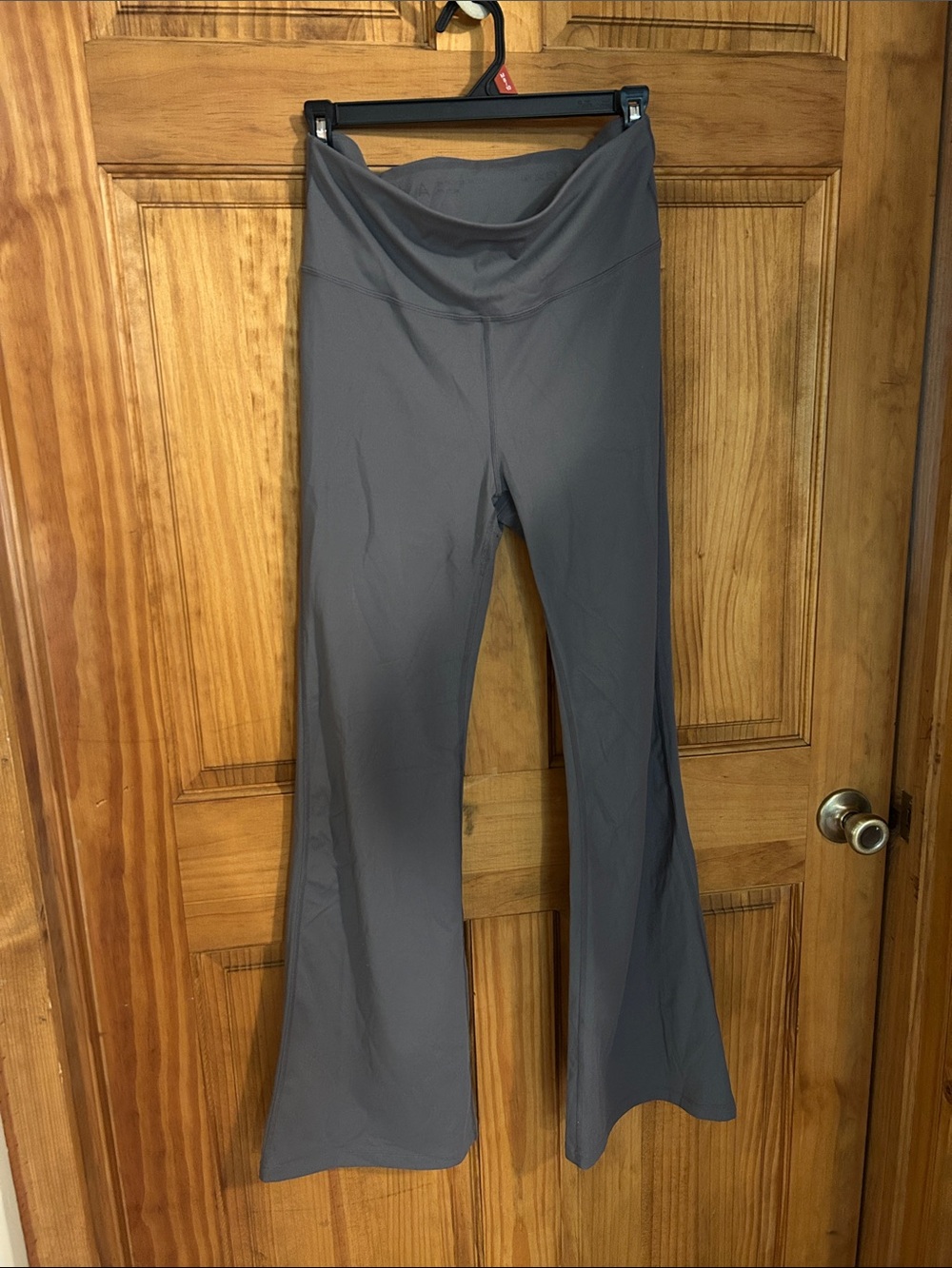 Tala Flare Leggings in Dark Gray - L